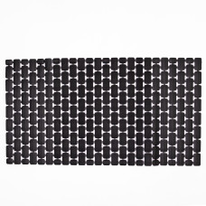 Килимок для душу із полівінілхлориду на присосках 73×40 см Чорний HP-42-8B (LG-HP-42-8B)