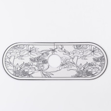 Вологовбираючий килимок для раковини під кран із поліестеру 37,5*13 см HP-42-12W (LG-HP-42-12W)