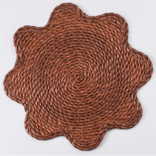 Серветка сервірувальна на стіл Ø38 (см) під тарілки і столові прибори Коричневий HP-35-1BR (LG-HP-35-1BR)