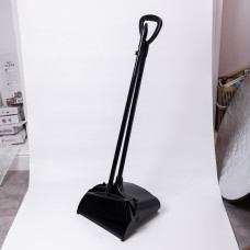 Набір віник і совок на довгій ручці для підлоги 32×29×95 (см) Чорний HP-45-2 (LG-HP-45-2)