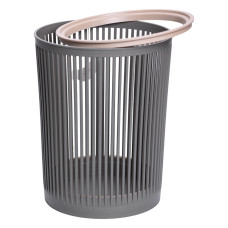 Кошик для сміття пластиковий в офіс для паперу 8 (л) кошик під сміття відро для сміття Сірий HP-45-8G (LG-HP-45-8G)