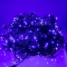 Вулична гірлянда Бахрома 50 м 840 LED чорний провід Синій 50MBBL (LG-50MBBL)