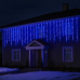 Вулична гірлянда Бахрома 36 м 600 LED білий провід Синій 36MWBL (LG-36MWBL)