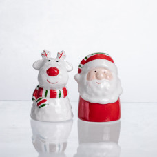 Набір для спецій з порцеляни New Year 2 баночки по 100 мл CR-1-36 (LG-CR-1-36)