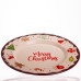 Новорічна тарілка з порцеляни Merry Christmas т Ø27.5 см CR-1-39 (LG-CR-1-39)
