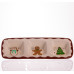 Менажниця порцелянова Merry Christmas на 3 секції 30×11×2.5 (см) прямокутна CR-1-41 (LG-CR-1-41)