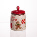 Банка для сипучих продуктів з кришкою з порцеляни 9×13 (см) Merry Christmas CR-1-42 (LG-CR-1-42)