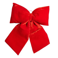 Оксамитовий бант для декору на ялинку 55×70 (см) Червоний CR-2-13 (LG-CR-2-13)