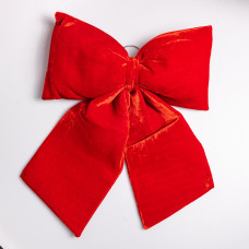Оксамитовий бант для декору на ялинку 35×45 (см) Червоний CR-2-15 (LG-CR-2-15)
