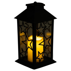 Ліхтар декоративний 14×14×30 (см) підвісний з LED підсвічуванням Чорний CR-3-2 (LG-CR-3-2) Ліхтар декоративний 14×14×30 (см) підвісний з LED підсвічуванням Чорний CR-3-2 (LG-CR-3-2)