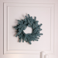 Штучний різдвяний вінок Блакитний Святковий 60 см TD-VINBL (LG-TD-VINBL)