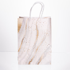 Набір подарункових пакетів з паперу 12 (шт. 15×8×21 см Білий HP-10359-22W (LG-HP-10359-22W)