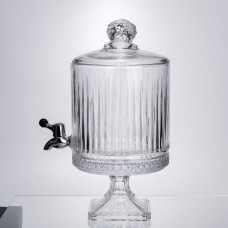 Лимонадниця з краном на підставці скляна 4,5 л прозора HP-19-3045-4 (LG-HP-19-3045-4) Лимонадниця з краном на підставці скляна 4,5 л прозора HP-19-3045-4 (LG-HP-19-3045-4)