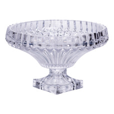 Фруктовниця скляна на ніжці Ø29 (см) Прозора HP-19-139RB (LG-HP-19-139RB)