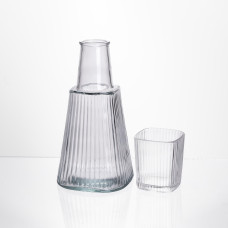 Глечик 1 літр зі склянкою 1 шт по 200 мл Прозорий HP-19-PYF-1 (LG-HP-19-PYF-1)