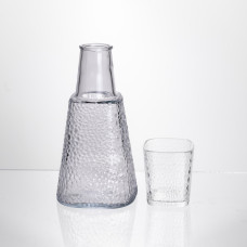 Глечик 1 літр зі склянкою 1 шт по 200 мл Прозорий HP-19-PYF-3 (LG-HP-19-PYF-3)