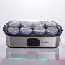 Йогуртниця електрична на 8 баночок по 180 (мл) 20 Вт SK-08109 (LG-SK-08109)