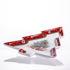 Сервірувальне новорічне блюдо для закусок Christmas 29×24×2 (см) порцеляна HP-SDHK-17 (LG-HP-SDHK-17) Сервірувальне новорічне блюдо для закусок Christmas 29×24×2 (см) порцеляна HP-SDHK-17 (LG-HP-SDHK-17)