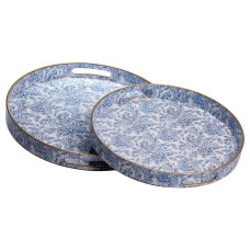 Набір круглих підносів для подачі їжі 2 (шт) Ø32.5 / 37 (см) HP-HK-17 (LG-HP-HK-17)