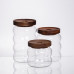Набір банок для сипучих продуктів 3 штуки з бамбуковими кришками 400/600/800 мл 64486-12 (LG-64486-12) Набір банок для сипучих продуктів 3 штуки з бамбуковими кришками 400/600/800 мл 64486-12 (LG-64486-12)