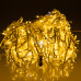 Вулична гірлянда Бахрома 50 м 600 LED білий провід Жовте сяйво 50MWY (LG-50MWY)