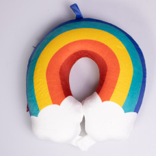 Подушка для шиї Rainbow U-подібна, синій HP-56-13BL (LG-HP-56-13BL)