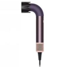 Фен стайлер Super Hairdryer мультистайлер 1600 Вт прилад для волосся з холодним гарячим повітрям 4 насадки Фіолетовий HP-3V (LG-HP-3V)