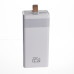 Повербанк 30000 mAh зі швидким заряджанням і ліхтариком 22.5 Вт powerbank заряджання для телефона ґаджетів Білий HP-N50 (LG-HP-N50)