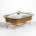 Мармітниця порцелянова Tiffany 2 л квадратна на металевій підставці 38х30х7 см SX42-3 (LG-SX42-3)