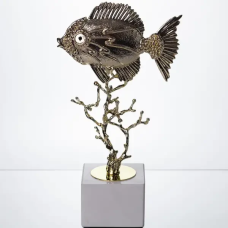 Декоративная фигурка Gold Fish 16x8x30 см металлическая HP-7-18 (LG-HP-7-18)