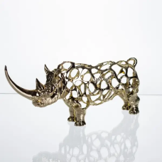 Декоративная фигурка Rhinoceros 23х6х10 см металлическая HP-7-22 (LG-HP-7-22)