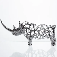 Декоративная фигурка Rhinoceros 23x6x10 см металлическая HP-7-23 (LG-HP-7-23)