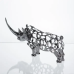 Декоративная фигурка Rhinoceros 23x6x10 см металлическая HP-7-23 (LG-HP-7-23)