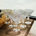 Набір келихів для мартіні Martini Glass 6 штук по 215 мл коктейльні HP-17-56 (LG-HP-17-56)