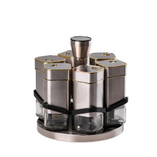 Набір для спецій на підставці 6 предмети по 120 мл HP531T1025J (LG-HP531T1025J)