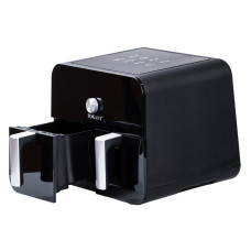 Аерогриль-фритюрниця SOKANY SK-10008 на 10 літрів, два відділення 2400 Вт чорна (LG-2114460274) Аерогриль-фритюрниця SOKANY SK-10008 на 10 літрів, два відділення 2400 Вт чорна (LG-2114460274)