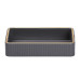 Серветниця на стіл з еко-шкіри 25 х 15.5 х 5 см Сірий HP9900G (LG-2140008454)
