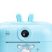Дитяча фотокамера з миттєвим друком знімків «Зайчик» синій HPS1BL (LG-2140008465) Дитяча фотокамера з миттєвим друком знімків «Зайчик» синій HPS1BL (LG-2140008465)