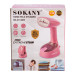 Паровий відпарювач для одягу Sokany 1300 Вт Рожевий SKGT3065P (LG-SKGT3065P)