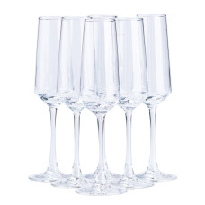 Келихи для шампанського на високій ніжці 6 шт HP564 (LG-2148787646) Келихи для шампанського на високій ніжці 6 шт HP564 (LG-2148787646)