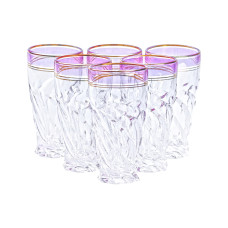 Набір високих склянок 6 штук по 250 мл рожевий HP566 (LG-2148787647) Набір високих склянок 6 штук по 250 мл рожевий HP566 (LG-2148787647)