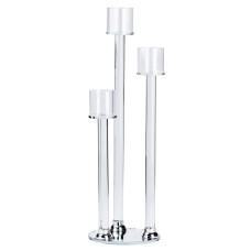 Підсвічник на 3 свічки скляний 36.5/47.0/56.5 см HP36564 (LG-2148787786) Підсвічник на 3 свічки скляний 36.5/47.0/56.5 см HP36564 (LG-2148787786)