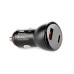 Автомобильное зарядное устройство 12 Atelie USB/Tipe-C x 5V x 3A черный