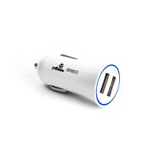 Автомобильное зарядное устройство 12 Atelie 2 USB x 5V x 2.1A белый