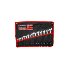 Набор ключей рожково-накидных Intertool 6-22мм в чехле PRO (15шт) Набор ключей рожково-накидных Intertool 6-22мм в чехле PRO (15шт)