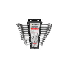 Набор ключей рожково-накидных Intertool 7-19мм (11шт)