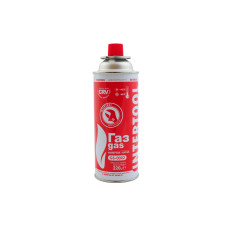Газовый баллон Intertool 220г с системой CRV 4/28