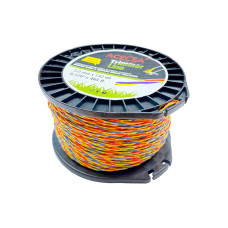 Леска для триммера Рамболд 3.0мм x 142м квадрат крученый цветной