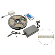 Светодиодная лента с пультом RGB 5050 (с блоком питания)