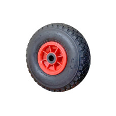 Колесо пневматическое Englebert 4.00-8 4PR с осью 12мм диск красный Колесо пневматическое Englebert 4.00-8 4PR с осью 12мм диск красный